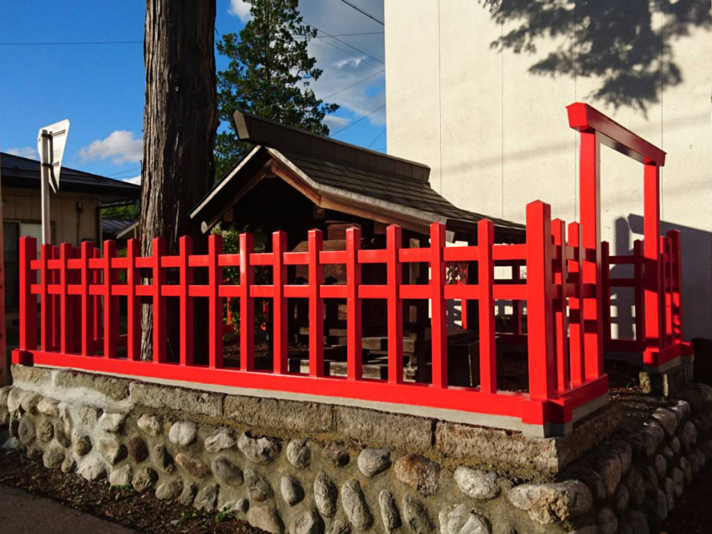 神社の玉垣