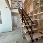 別荘階段手すり